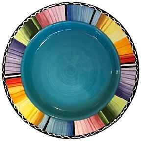 Certified International Nancy Green 1 Blue Round Salad Plate Replacement